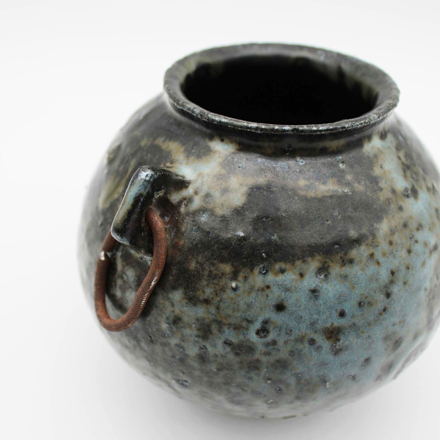 Vase Black Glaze B 604_Toru Hatta