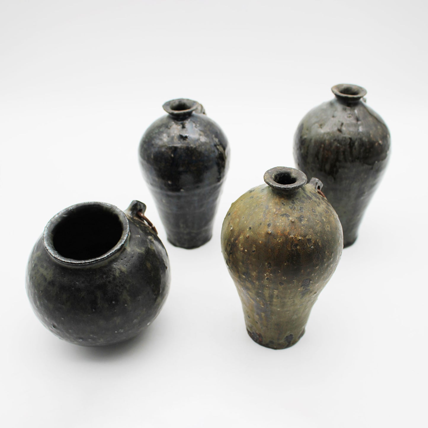 Vase Black Glaze B 604_Toru Hatta