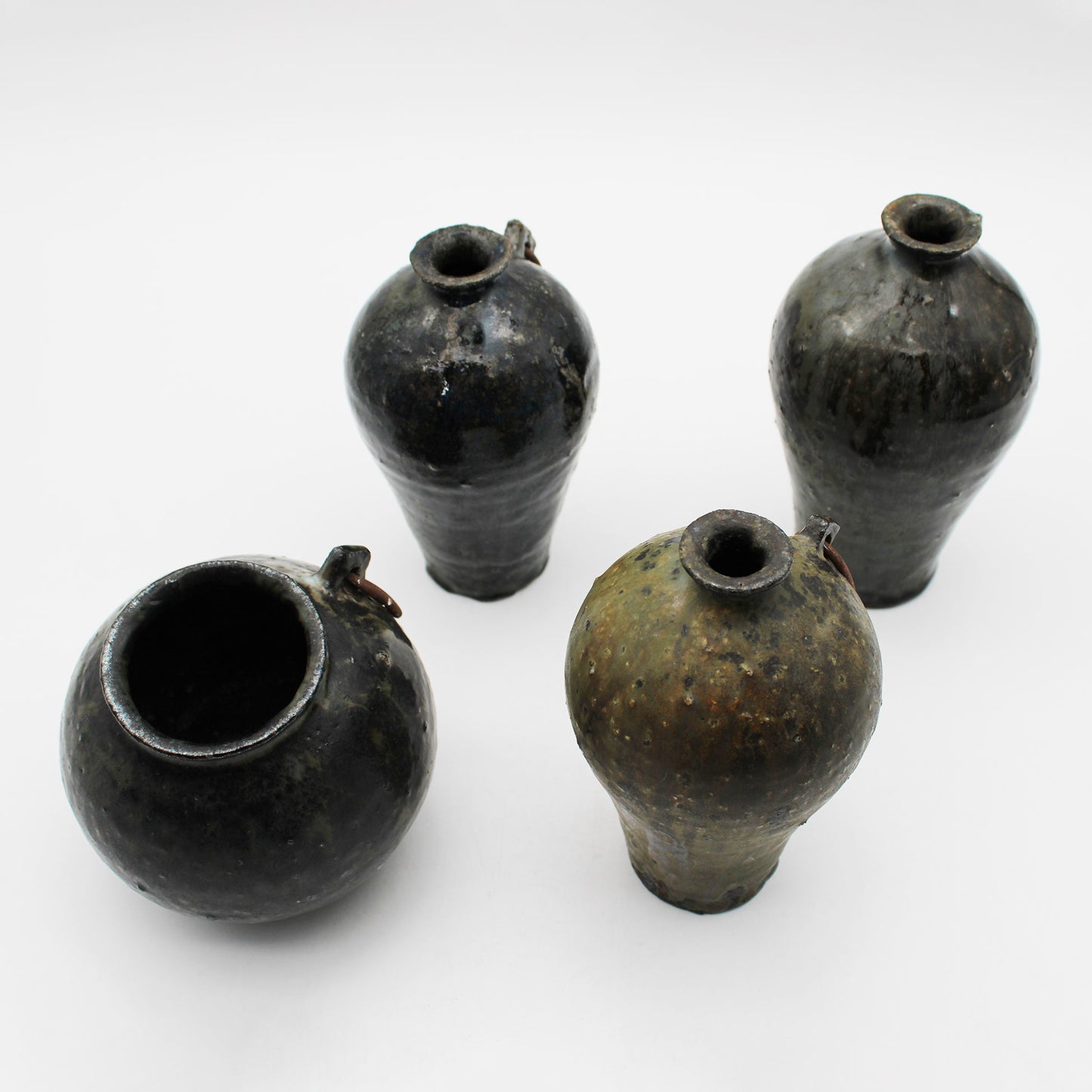 Vase Black Glaze B 604_Toru Hatta