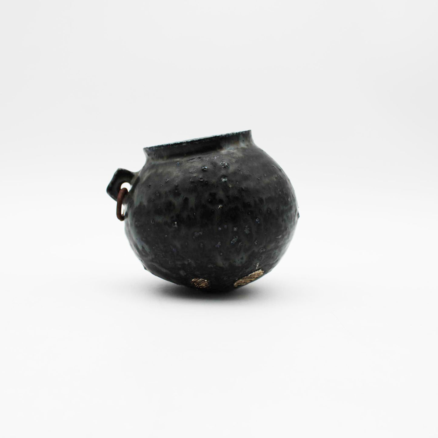 Vase Black Glaze A 604_Toru Hatta