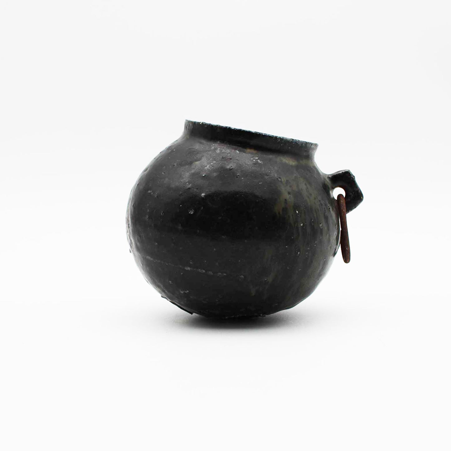 Vase Black Glaze A 604_Toru Hatta
