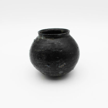 Vase Black Glaze A 604_Toru Hatta
