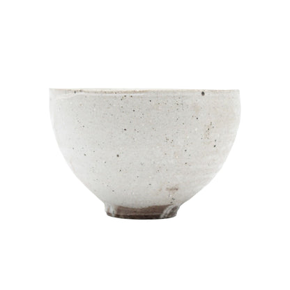 Blue white porcelain wood fired bowl 606_Yoshio Kangawa