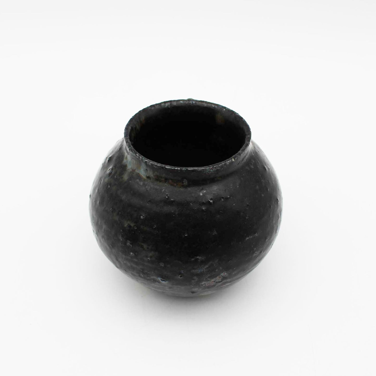 Vase Black Glaze A 604_Toru Hatta