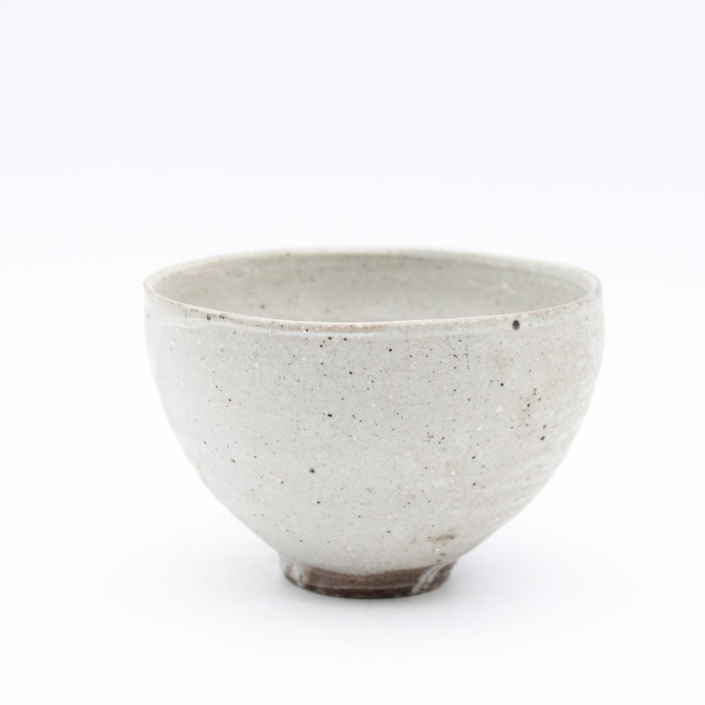 Blue white porcelain wood fired bowl 606_Yoshio Kangawa