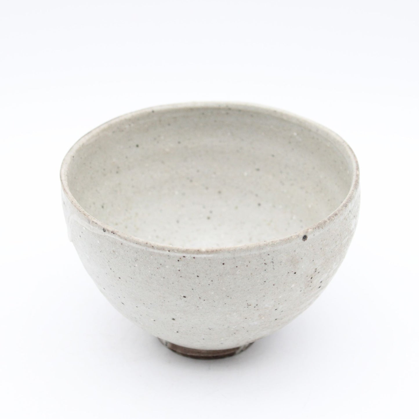 Blue white porcelain wood fired bowl 606_Yoshio Kangawa