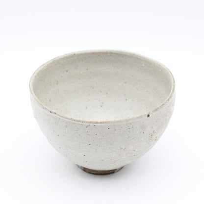 Blue white porcelain wood fired bowl 606_Yoshio Kangawa