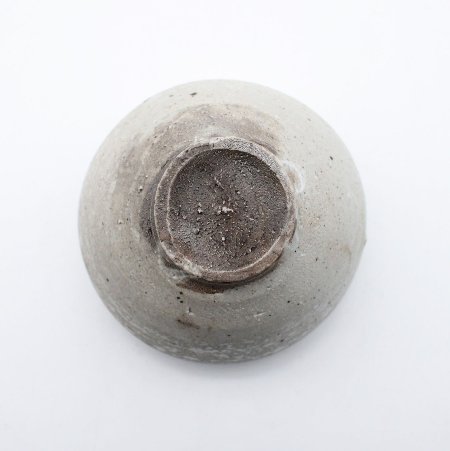Blue white porcelain wood fired bowl 606_Yoshio Kangawa