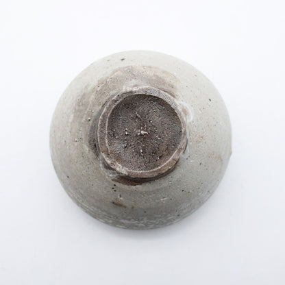 Blue white porcelain wood fired bowl 606_Yoshio Kangawa