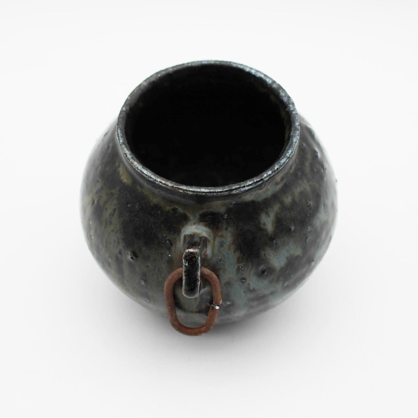 Vase Black Glaze A 604_Toru Hatta