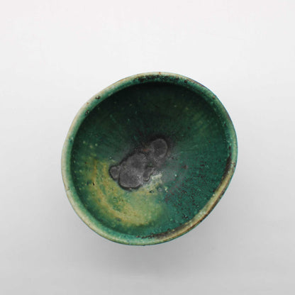 Tea Bowl Oribe Glaze 603_Michikazu Sakai