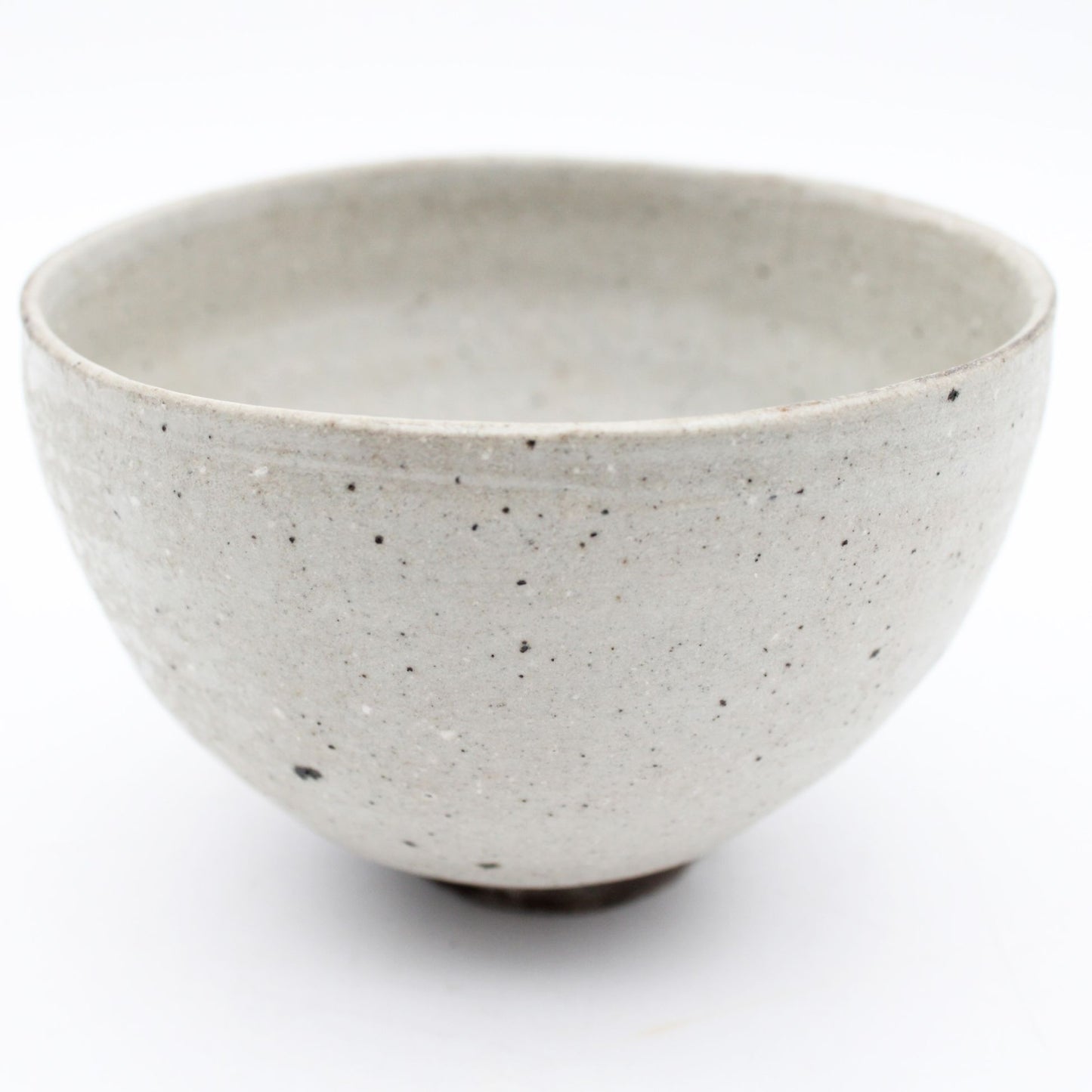 Blue white porcelain wood fired bowl 606_Yoshio Kangawa