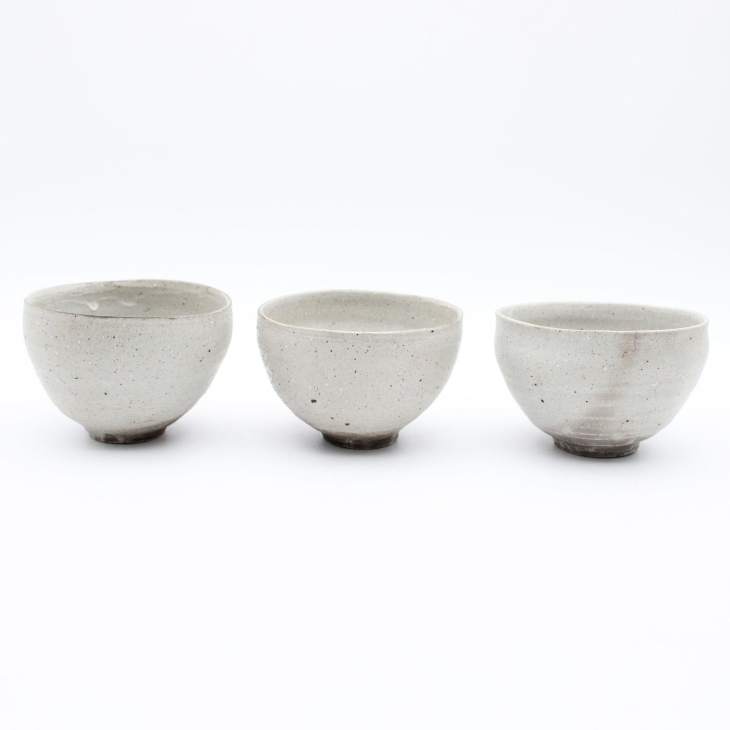 Blue white porcelain wood fired bowl 606_Yoshio Kangawa