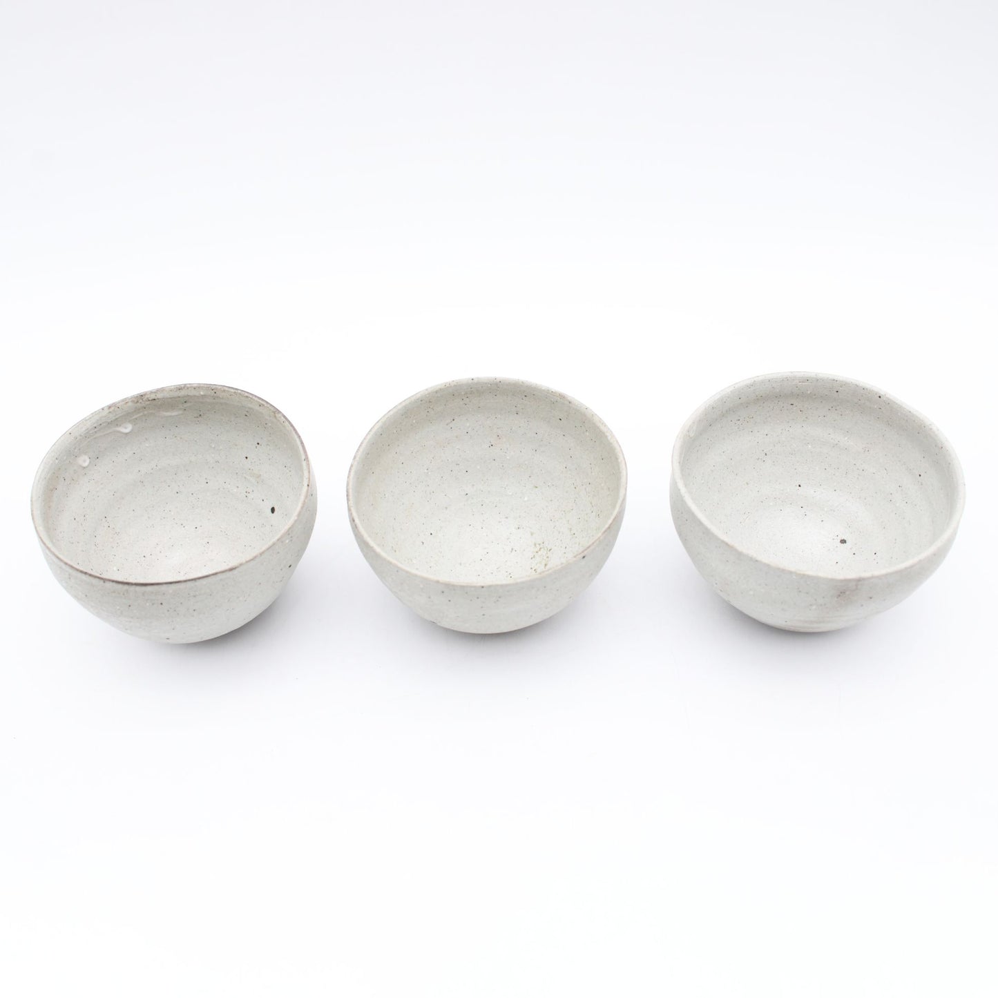 Blue white porcelain wood fired bowl 606_Yoshio Kangawa