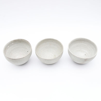 Blue white porcelain wood fired bowl 606_Yoshio Kangawa