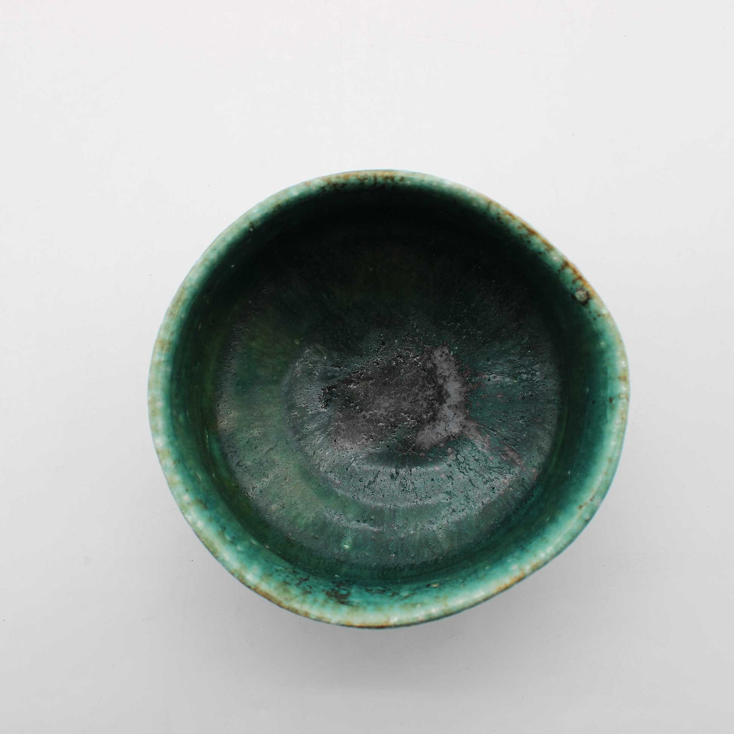 Tea Bowl Oribe Glaze 603_Michikazu Sakai