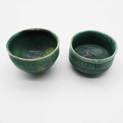 Tea Bowl Oribe Glaze 603_Michikazu Sakai