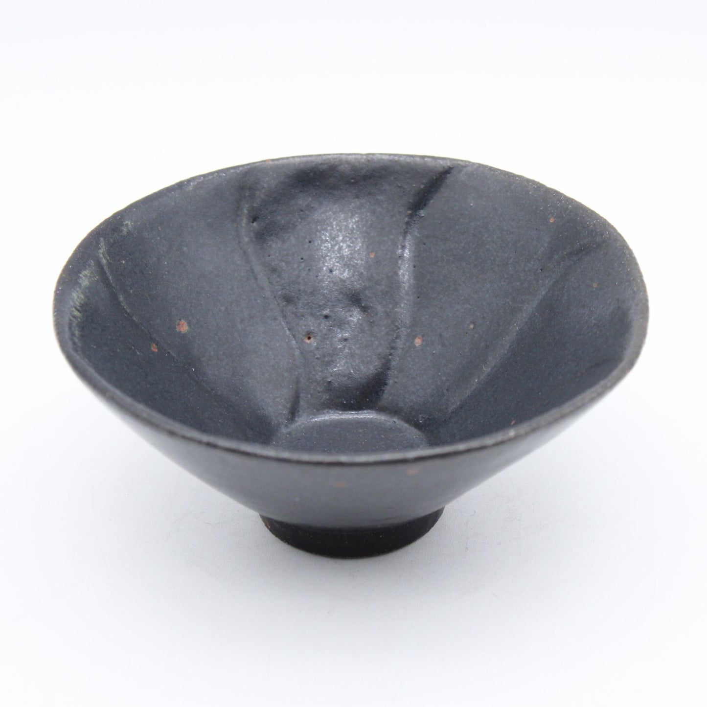 Black glaze small Bowl 606_Mutsuhiko Shimura