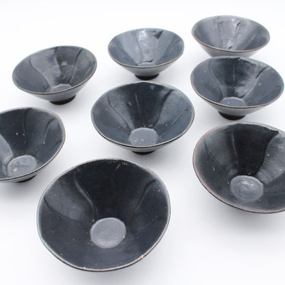 Black glaze small Bowl 606_Mutsuhiko Shimura