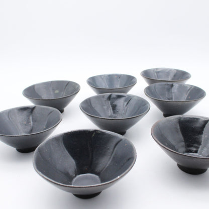 Black glaze small Bowl 606_Mutsuhiko Shimura