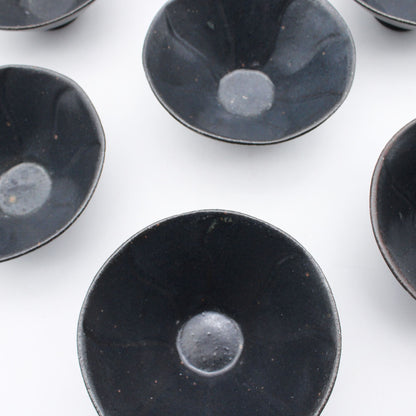 Black glaze small Bowl 606_Mutsuhiko Shimura