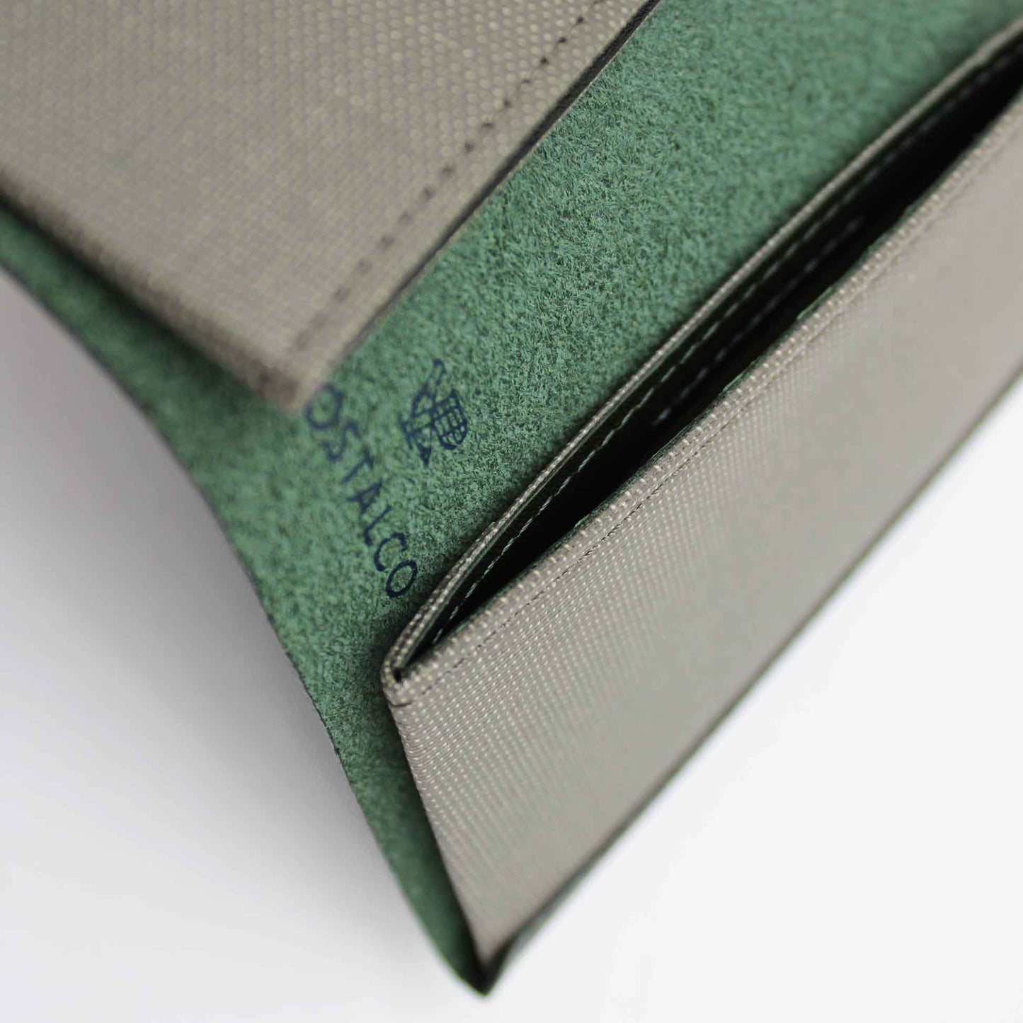 Card Holder Gray & Green