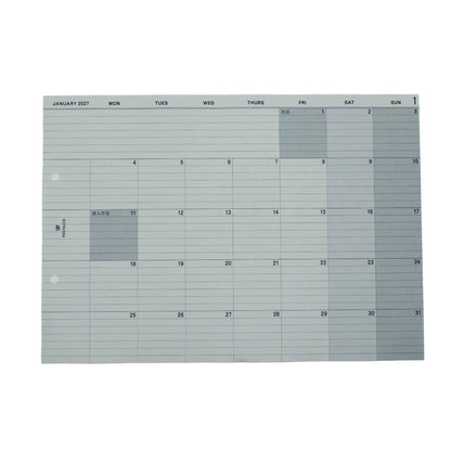 Snap Calendar 2026 A4