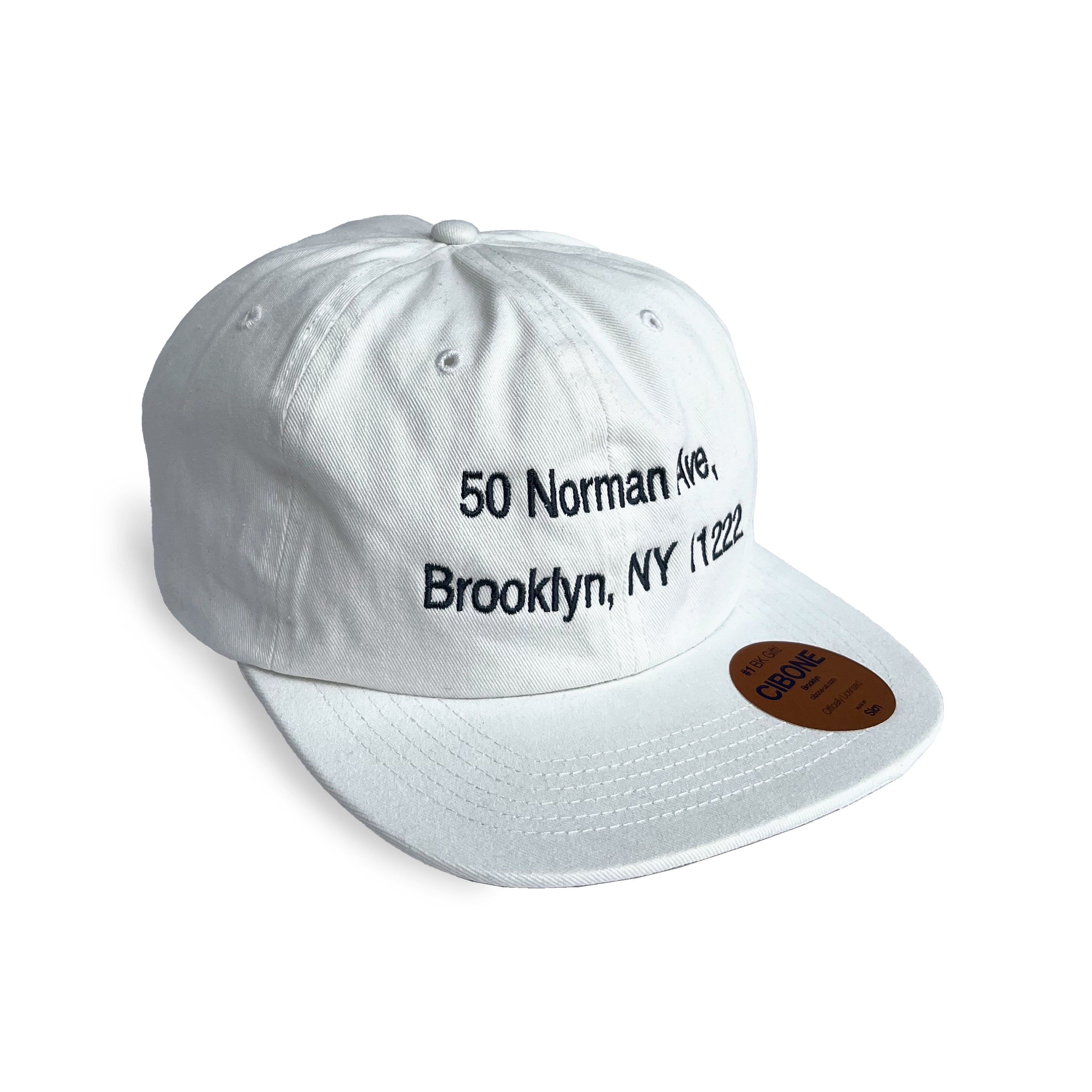 Slon x CIBONE Brooklyn 50 Norman Souvenir Cap White