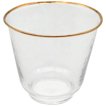 Gold Rimmed Sake Cup