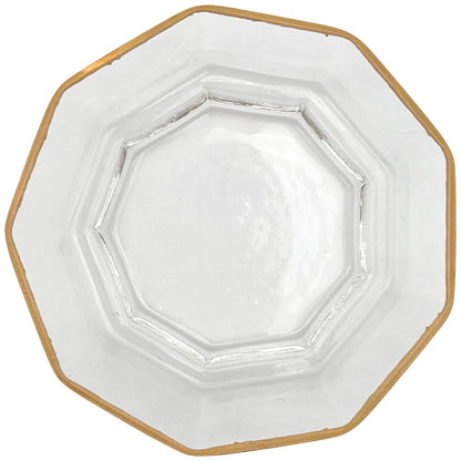 Gold Nine Sided Plate