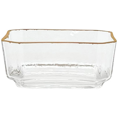 Gold Square Cut Plate