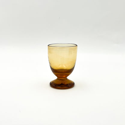 Sake Cup_Ochoko foot_Amber