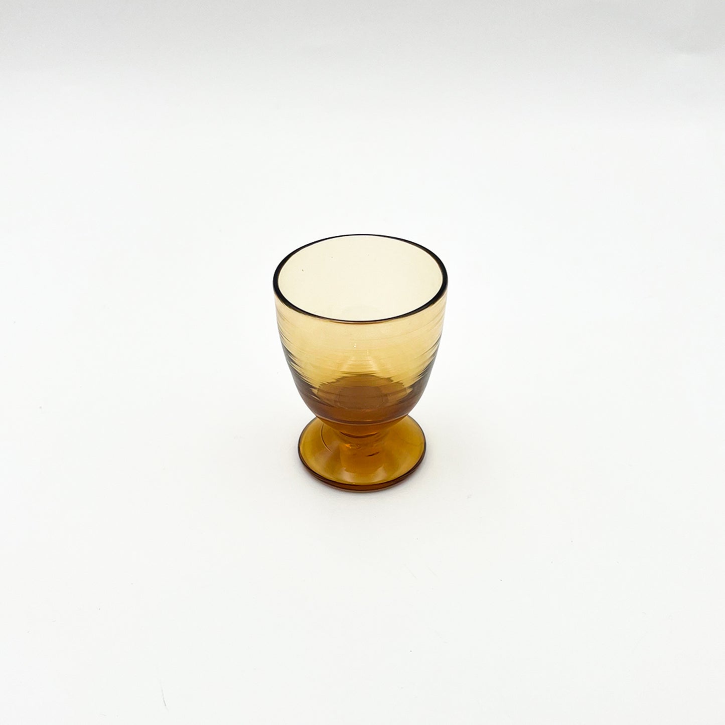 Sake Cup_Ochoko foot_Amber