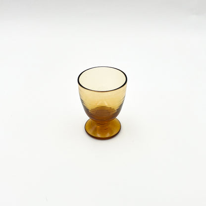 Sake Cup_Ochoko foot_Amber