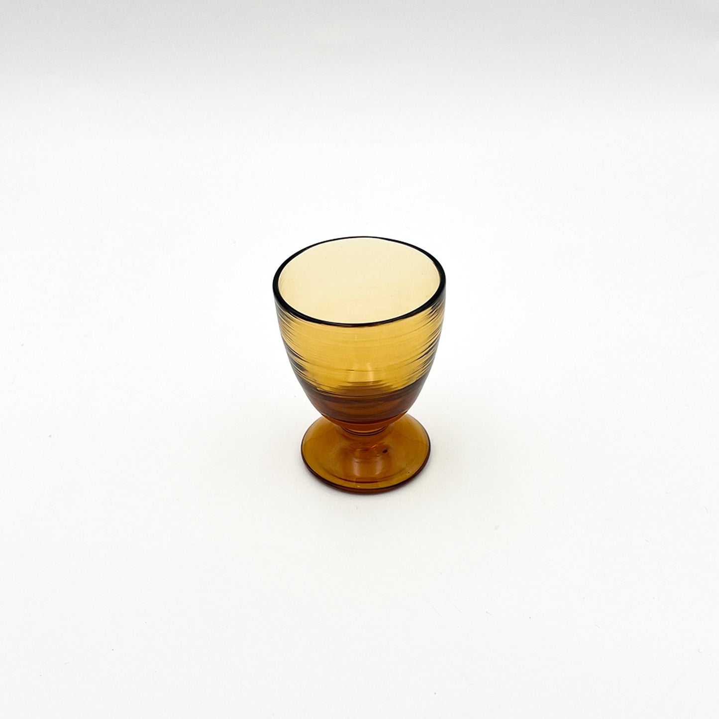 Sake Cup_Ochoko foot_Amber