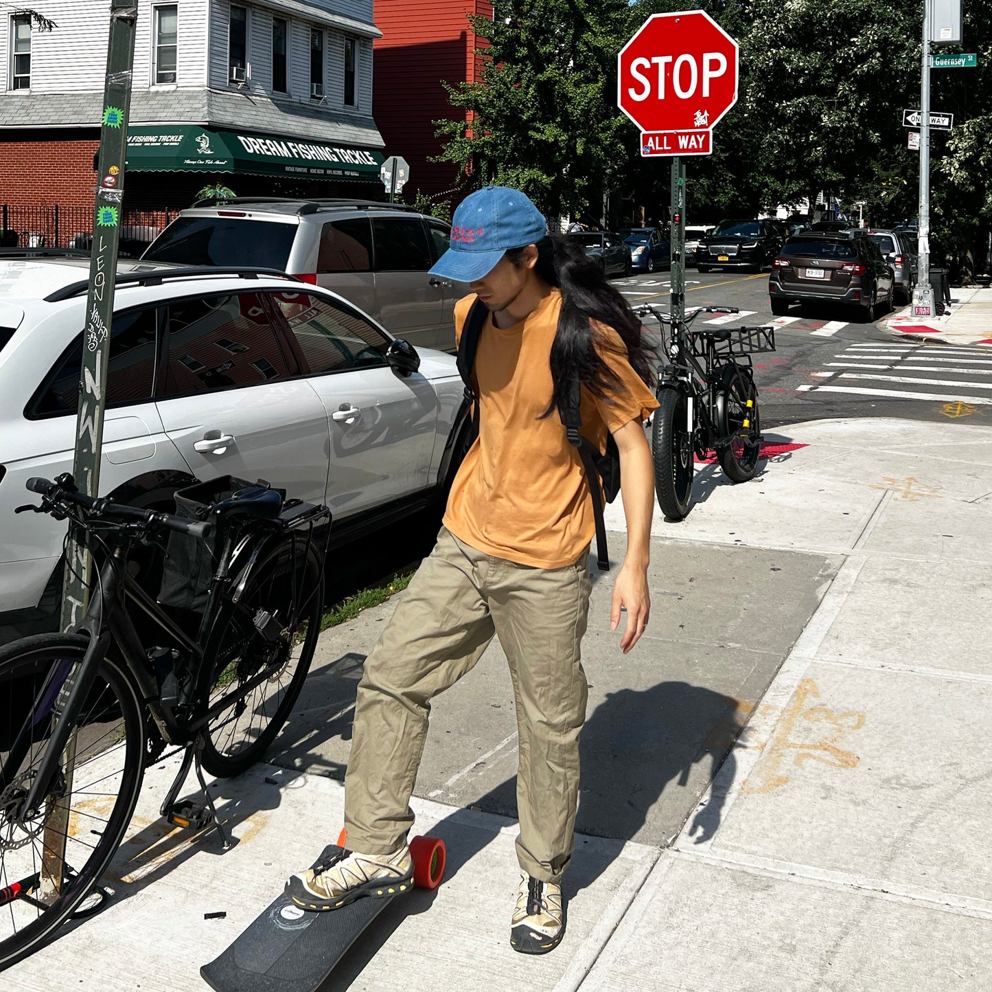 Kanji cap Denim BL
