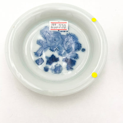 Japanese antique BW Small Plate C