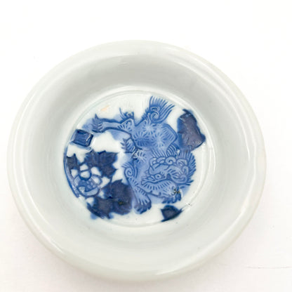 Japanese antique BW Small Plate C