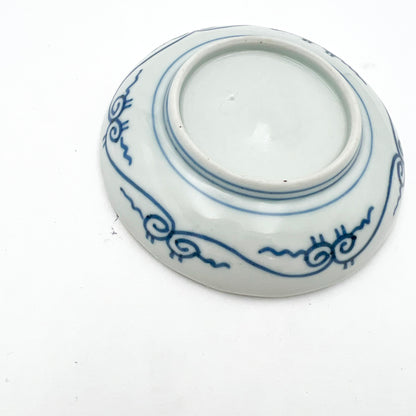 Japanese antique BW Small Plate B
