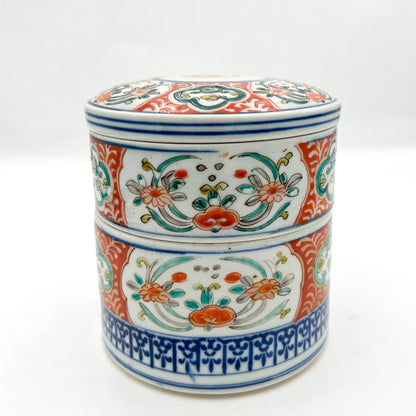 Japanese antique Two-Tiered Food Box