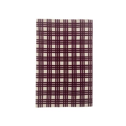 hand wiping (a towel)　Three-Line checkered pattern