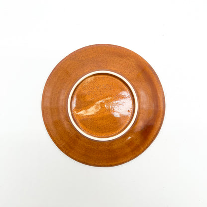 Stamped Plate 4.76in_Gunji Pottery