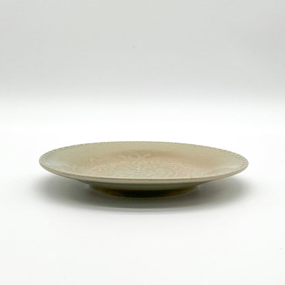 Stamped Plate 7.14in_Gunji Pottery