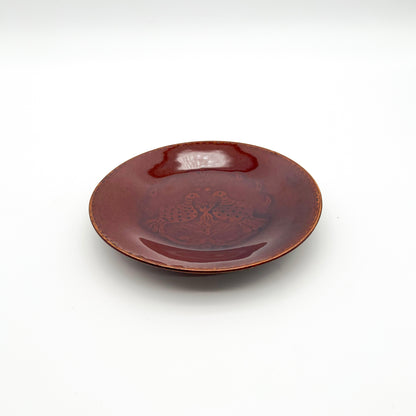 Stamped Plate 7.14in_Gunji Pottery