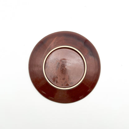 Stamped Plate 7.14in_Gunji Pottery
