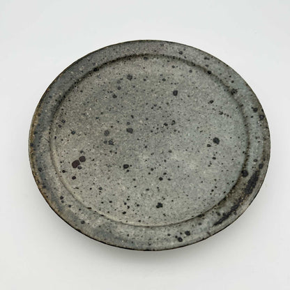 PLATE White Glaze Rimmed Plate (L) A28
