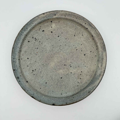 PLATE White Glaze Rimmed Plate (L) A28