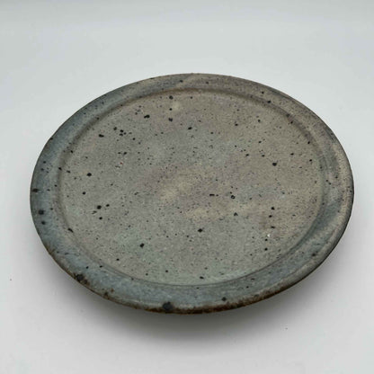 PLATE White Glaze Rimmed Plate (L) A28