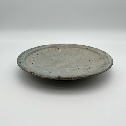 PLATE White Glaze Rimmed Plate (L) A28