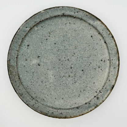 PLATE White Glaze Rimmed Plate (L) A28